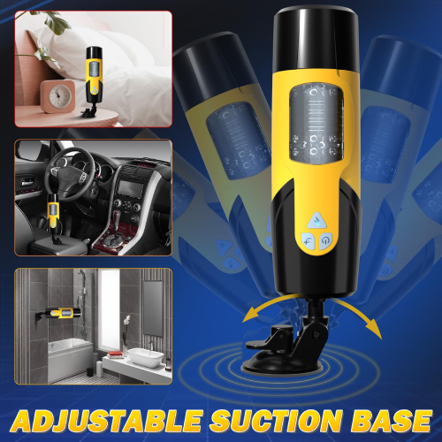 YELLOW DARK KNIGHT 7 Thrusting & Rotating Modes Automatic Male Masturbator