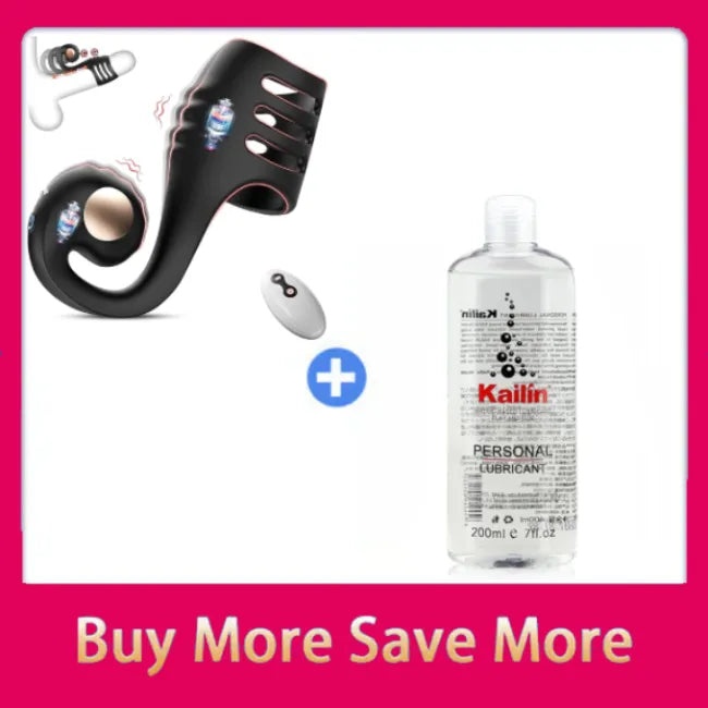 10-Mode Vibrating Penis Ring for Couples – Remote Cock Sleeve with Clit & G-Spot Stimulator