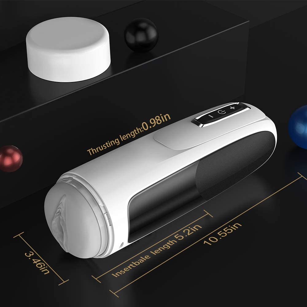 10 Powerful Telescoping&Rotating Automatic Masturbation Cup