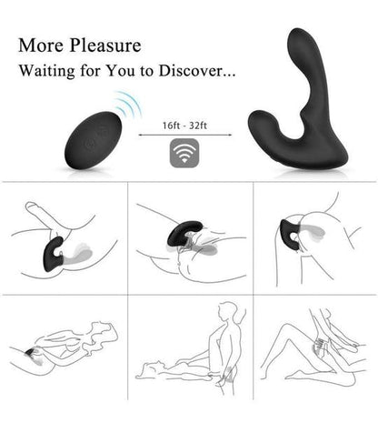 9-Pattern Vibration Double Motor 30° Wave-Motion Prostate Massager