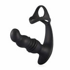 2 in 1 3 Thrusting 7 Vibrations Anal Massager with Cock Ring