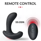 Inflatable Butt Plug Vibrator Wireless Remote Control Male Prostate Massager