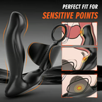 NOAH 10 Vibrating Heating Ergonomic Prostate Massager