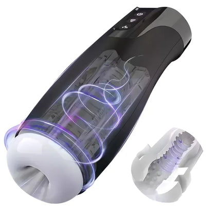 Superbuyg™ ADAMFUN Automatic 7 Sucking and 7 Vibrating Male Masturbator