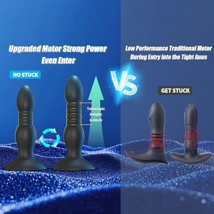 Super Strong Suction Cup Remote Control Thrust Vibration, Anal Trainer for Men, Women & Couples