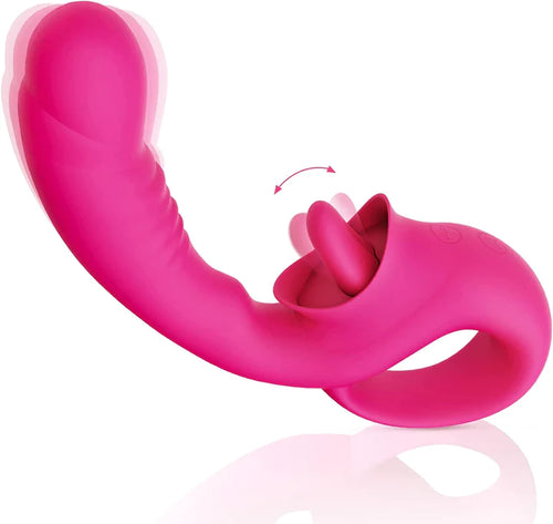 Eveandlove G-spot vibrator offers 10 licking and vibration patterns for women