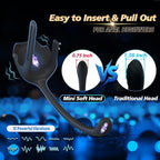 Prostate & Taint Stimulator - Adjustable Vibrating Cock Ring & Remote Control Anal Massager