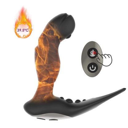 Self-Heating Prostate Massager With Rolling Ball Feature