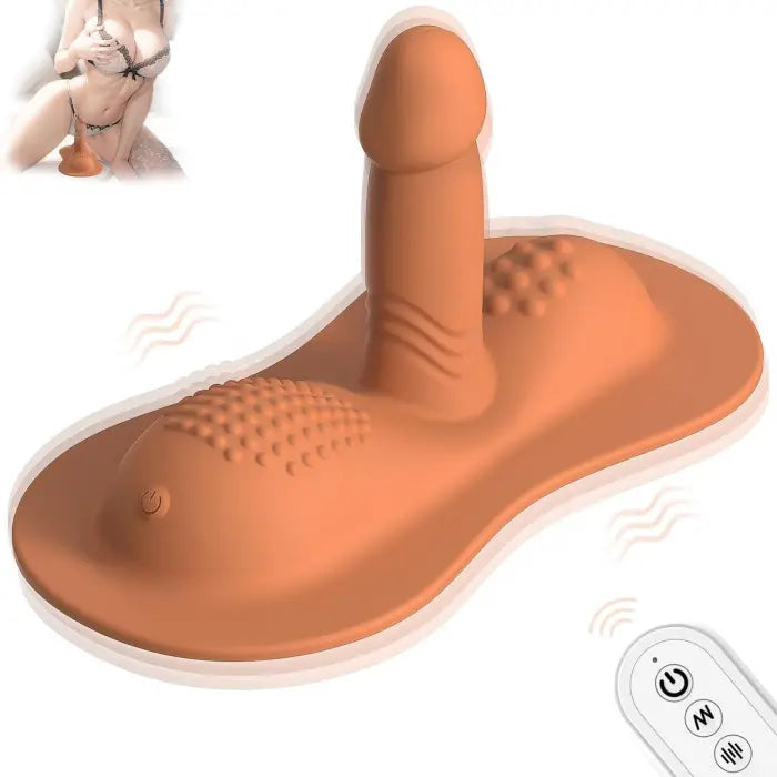 Superbuyg™10 Vibration Modes Sit and Ride Vibrator Clit Anal G-spot Double Stimulator