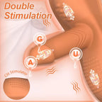 Superbuyg™10 Vibration Modes Sit and Ride Vibrator Clit Anal G-spot Double Stimulator