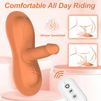 Superbuyg™10 Vibration Modes Sit and Ride Vibrator Clit Anal G-spot Double Stimulator