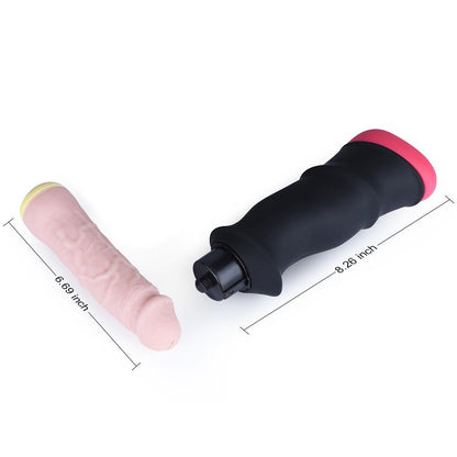 LECO 2 Speed 1.77 Inch Thrusting Realistic Dildos