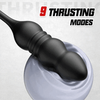New Dual-motor Powerful 9 Thrusting 9 Vibrating Anal Sex Toys