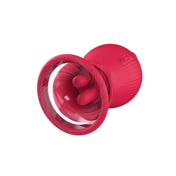 Eveandlove Tongue Magic: Interchangeable Clitoral & Nipple Sucker with 3-in-1 Pleasure Functions