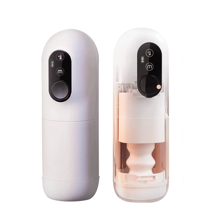 Telescopic And Automatic Heating Masturbation Cup With 4 Modes