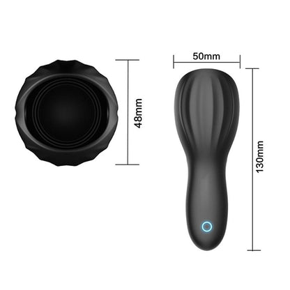 QMYSKY 10 Frequency Vibrating Penis Massage Glans Exerciser