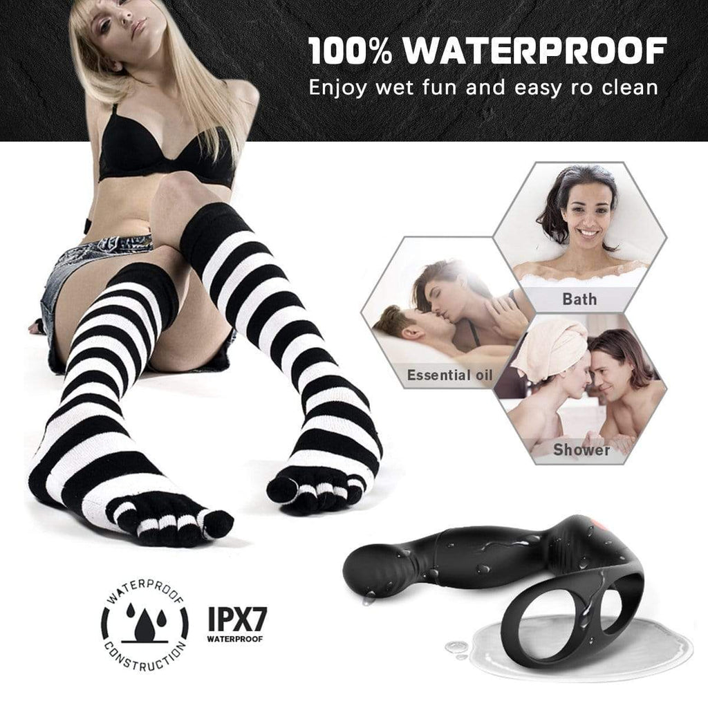 3-in-1 Remote Control Prostate Milker with a Penis Massager