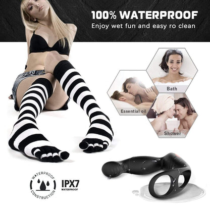 3-in-1 Remote Control Prostate Milker with a Penis Massager