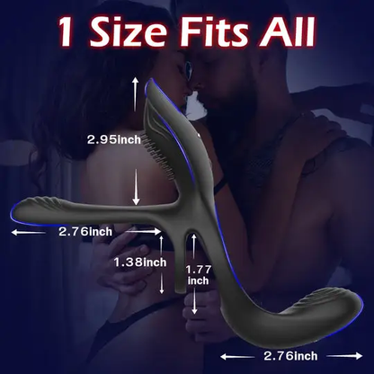 Halloween Sale | KUSHOR Wireless 10 Vibration Penis Ring For Couples