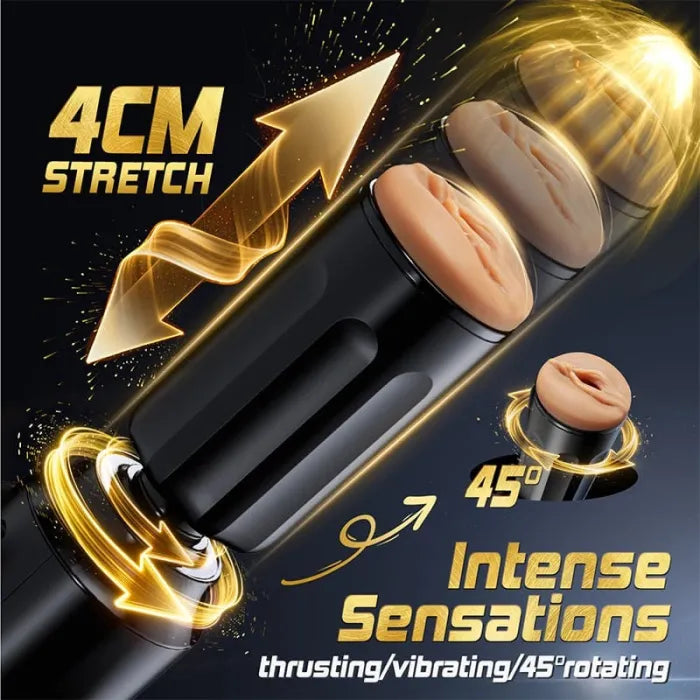 Superbuyg™ THRUSTMAX Unisex Toy Hands-Free Use Fully Automatic Masturbator,Star-starring identical mold production [free of tax]【❤️Discreet Shipping】