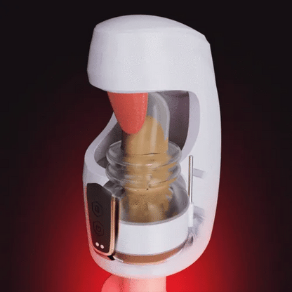 Superbuyg™Blowjob Queen 10 Tapping Thrusting Male Glans Training Stimulator,Star-starring identical mold production  [free of tax]【❤️Discreet Shipping】