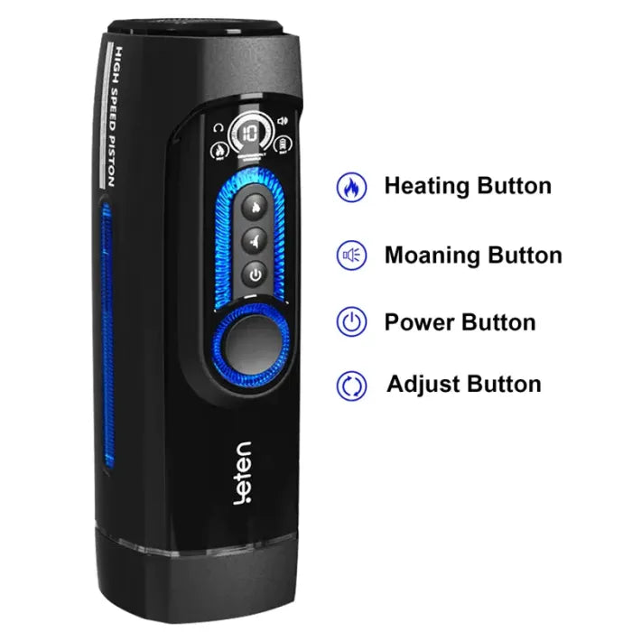 Superbuyg™LETEN Quadruple Piston X9-IV Infinitely Variable Speed Male Masturbator Star-starring identical mold production [free of tax]【❤️Discreet Shipping】