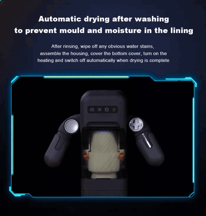 Newest 10 Thrusting 10 Vibrating Masturbator with Heating System