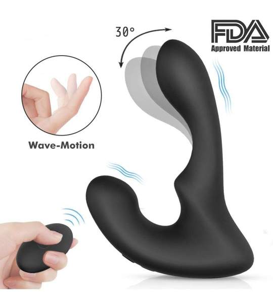 9-Pattern Vibration Double Motor 30° Wave-Motion Prostate Massager