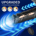 Inflatable Prostate Massager: 10 Vibration Modes, Heating & Remote-Controlled Expansion