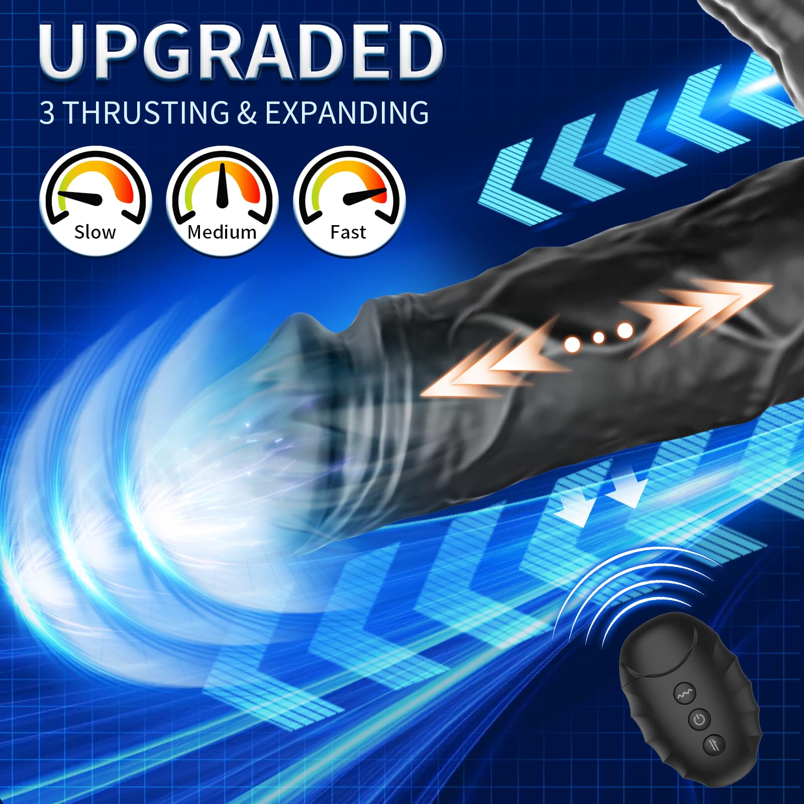 Inflatable Prostate Massager: 10 Vibration Modes, Heating & Remote-Controlled Expansion