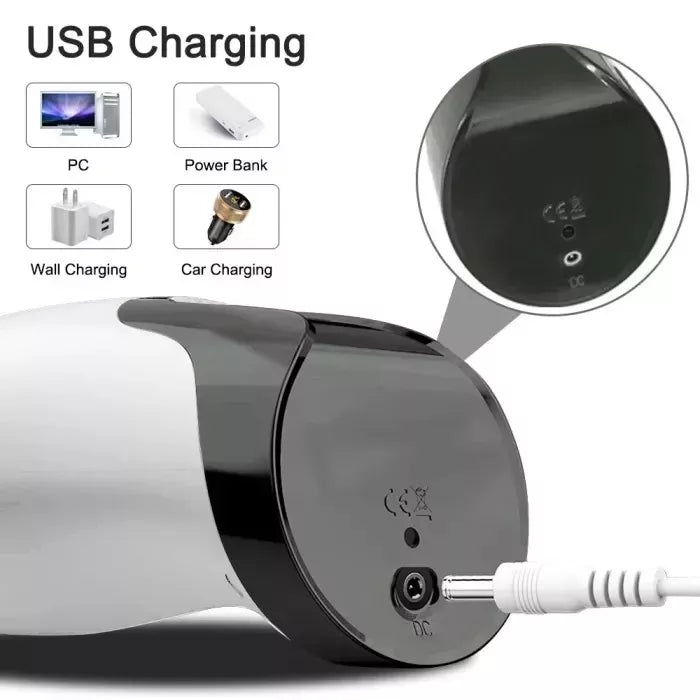 Automatic 7 Sucking and 7 Vibrating Male Masturbator