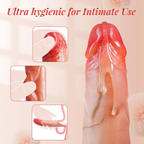 (BLACK) APP Controlled 9 Vibration Intensities Vibrating Penis Sleeve