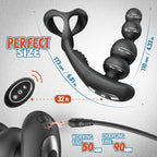 High Speed Rotation & Vibration Prostate Massager
