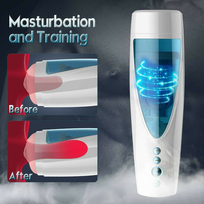 10 Rotating Modes And 10 Thrusting Modes Hands Free Masturbator
