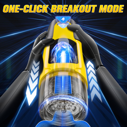 YELLOW DARK KNIGHT 7 Thrusting & Rotating Modes Automatic Male Masturbator