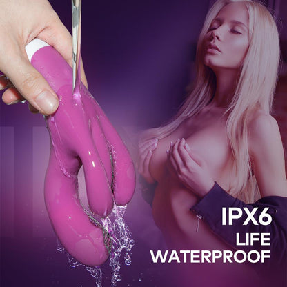 G-spot Rabbit Vibrator 3 Motors Clitoral and Vaginal Stimulator