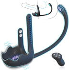 Eveandlove Prostate & Taint Stimulator - Adjustable Vibrating Cock Ring & Remote Control Anal Massager