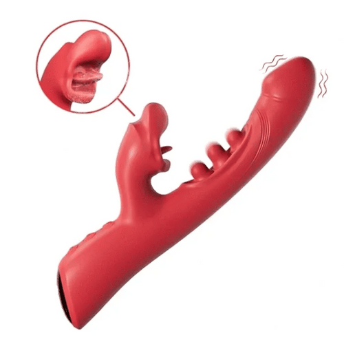 Superbuyg™SATISFY 3-in-1 Kissing and Triple-Tap Vibrator – Clit & G-Spot Pleasure