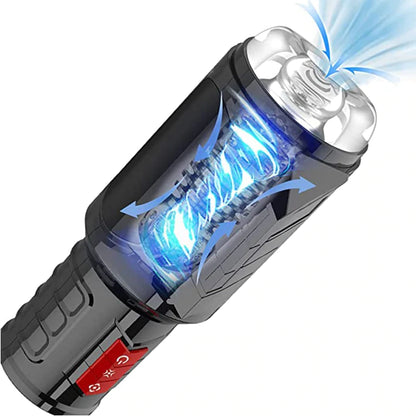 Eveandlove Automatic Penis Masturbation Blowjob Cup with 7 Oral-Suction & 7 Vibration Modes