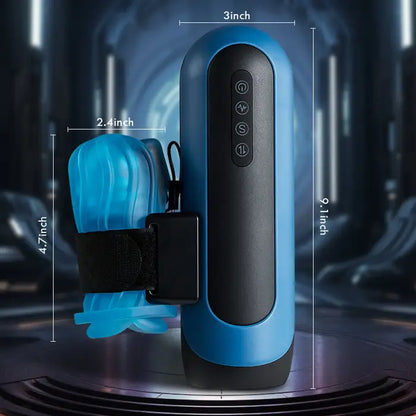 Superbuyg™™ XS 5 Speed 6 Thrusting 10 Vibrating Male Masturbator