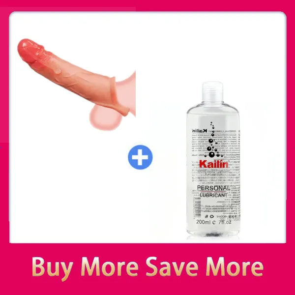 Vibrating Penis Sleeve + Lube