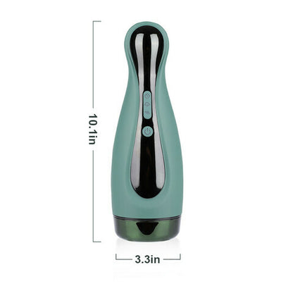 Dark_Green 6 Powerful Vibrating Modes Hands Free Masturbator