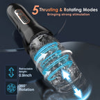 Tornado Ⅲ 5 Thrusting & Rotating & 10 Vibrating Automatic Male Masturbator