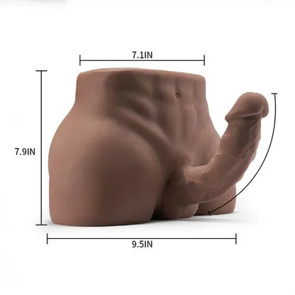 David - 8.8Lb Bendable Penis Male Torso Sex Doll