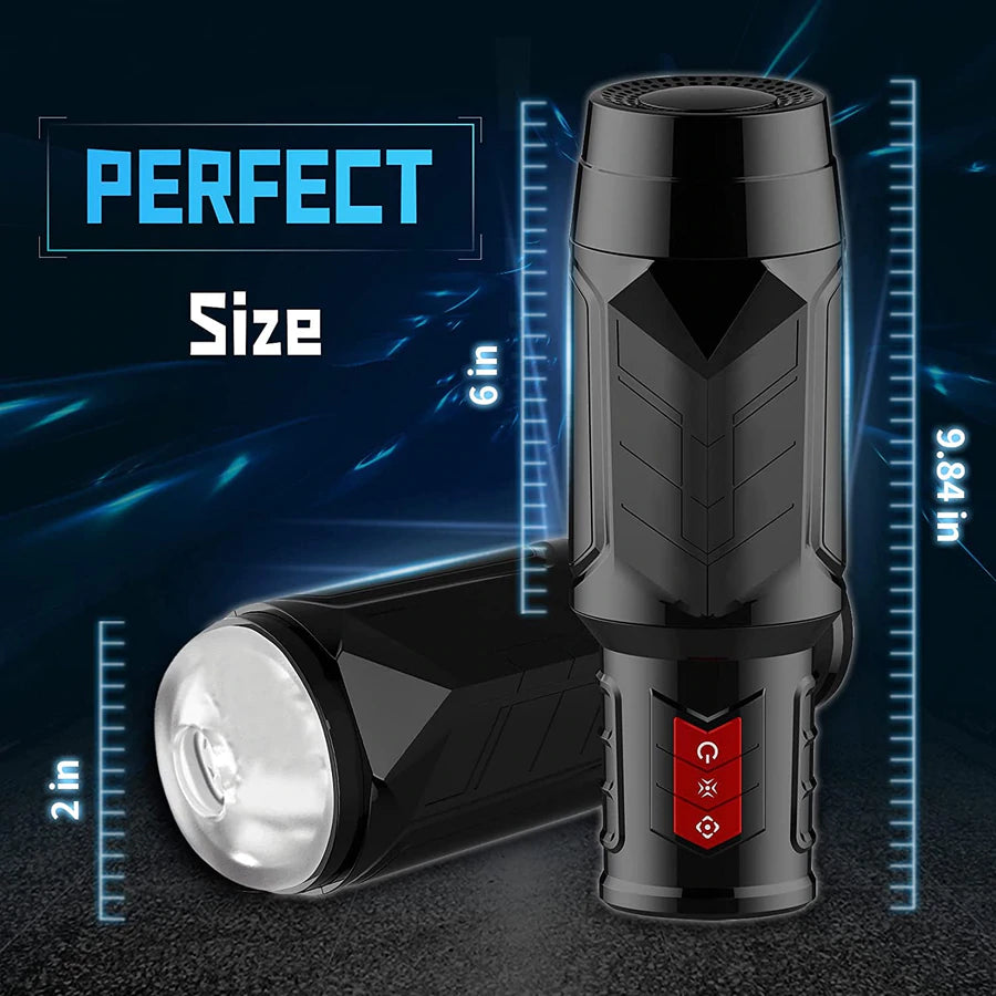 Automatic Penis Masturbation Blowjob Cup with 7 Oral-Suction & 7 Vibration Modes