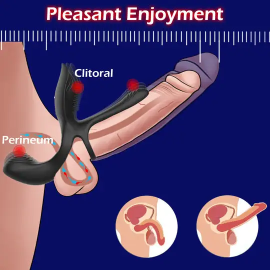 Halloween Sale | KUSHOR Wireless 10 Vibration Penis Ring For Couples