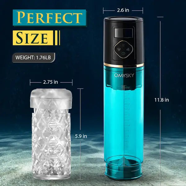 Superbuyg™QMYSKY 6 Hydrotherapy with Display Male Enhancement Water Penis Pump,Star-starring identical mold production [free of tax]【❤️Discreet Shipping】