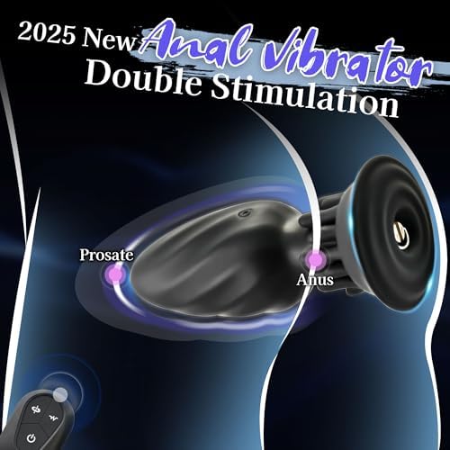 Rotating Anal Plug – 10 Vibration & Rotation Modes Prostate Massager with Tentacle Design & Remote Control