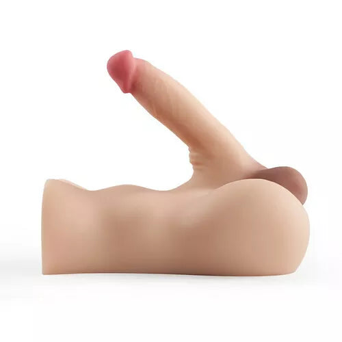 7Lb Slidable Balls Pink Glans Male Sex Doll
