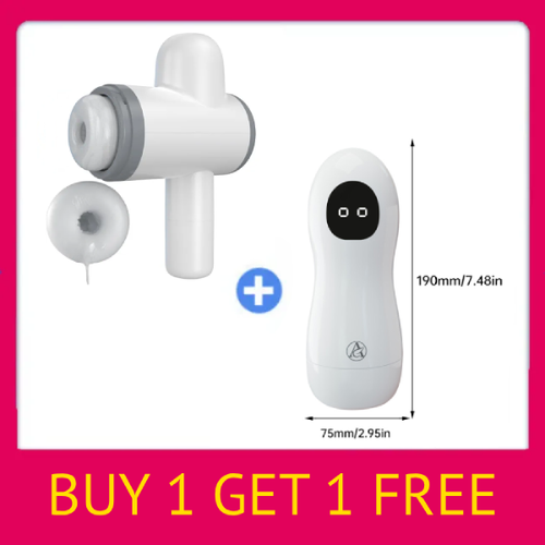 Automatic Lubrication 8 Thrusting & Sucking Handheld Male Stroker